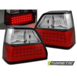 LED FANALI POSTERIORI ROSSO BIANCO per VW GOLF 2 08.83-08.91