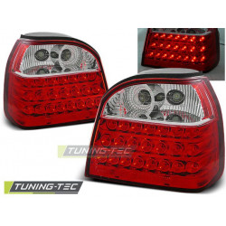 LED FANALI POSTERIORI ROSSO BIANCO per VW GOLF 3 09.91-08.97