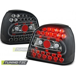 LED FANALI POSTERIORI NERO per VW GOLF 3 09.91-08.97
