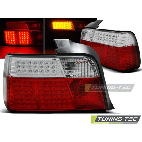 Osvetlenie LED FANALI POSTERIORI ROSSO BIANCO per BMW E36 12.90-08.99 SEDAN | race-shop.it