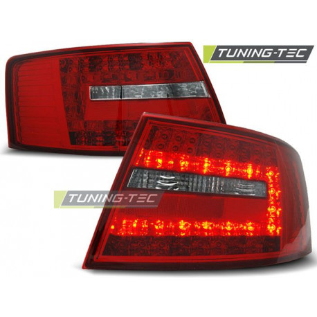 Fari LED FANALI POSTERIORI ROSSO BIANCO per AUDI A6 C6 SEDAN 04.04-08 | race-shop.it