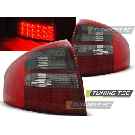 Fari LED FANALI POSTERIORI ROSSO SFUMATO per AUDI A6 05.97-05.04 SEDAN | race-shop.it