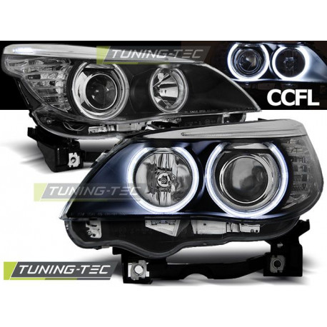 Fari FARI ANGEL EYES CCFL NERO per BMW E60/E61 03-07 | race-shop.it