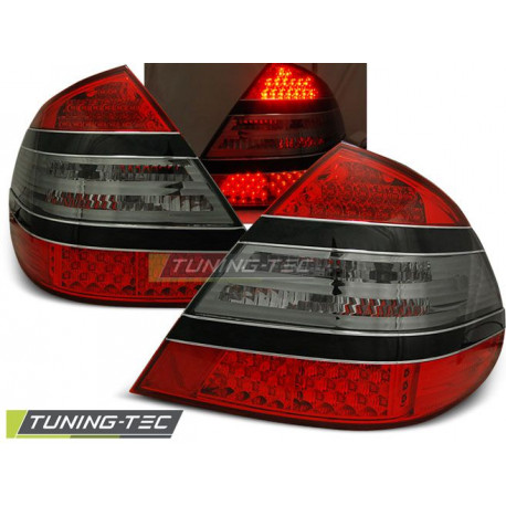 Fari LED FANALI POSTERIORI ROSSO SFUMATO per MERCEDES W211 E-KLASA 03.02-04.06 | race-shop.it