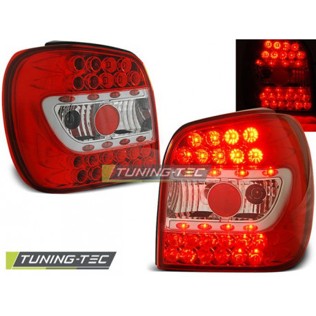 Fari LED FANALI POSTERIORI ROSSO BIANCO per VW POLO 6N 10.94-09.99 | race-shop.it