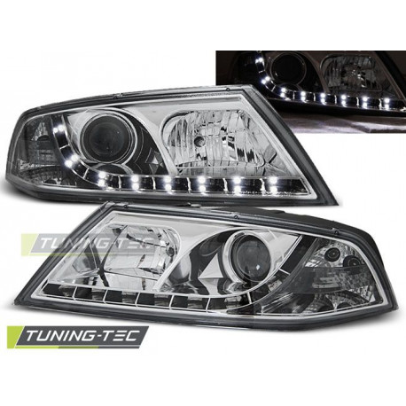 Fari XENON FARI DAYLIGHT CHROME per SKODA OCTAVIA 2 03.04-08 | race-shop.it