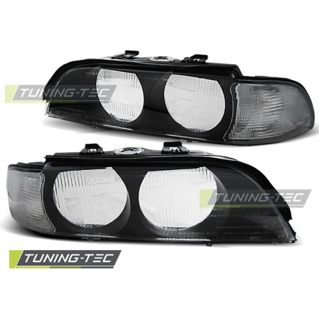 Fari TUNING-TEC fari anteriori per BMW E39 95-00 (H7), nero-bianco | race-shop.it