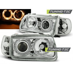 FARI ANGEL EYES CHROME per VW POLO 6N 10.94-09.99
