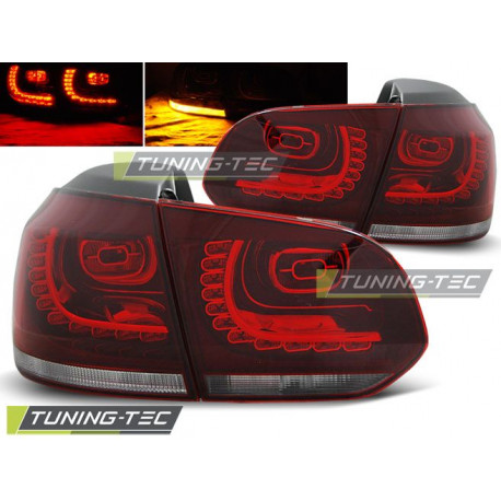 Fari LED FANALI POSTERIORI ROSSO BIANCO per VW GOLF 6 10.08-12 | race-shop.it