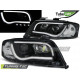 Fari FARI TUBO LUCE NERO per AUDI A6 05.97-05.01 | race-shop.it