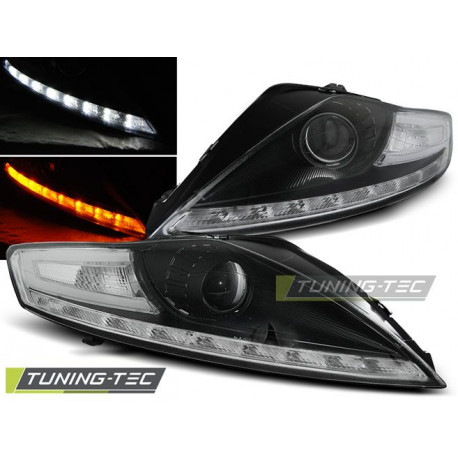 Fari FARI FORD MONDEO 07.07-11.10 DAYLIGHT NERO LED INDICATOR | race-shop.it