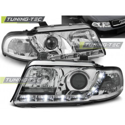 FARI DAYLIGHT CHROME per AUDI A4 01.99-09.00