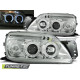Fari FARI FORD FIESTA MK5 09.99-04.02 ANGEL EYES CHROME | race-shop.it