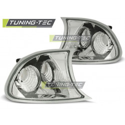 INDICATORI DI DIREZIONE ANTERIORI CHROME per BMW E46 04.99-08.01 COUPE