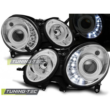 Fari FARI DAYLIGHT CHROME per MERCEDES W211 E-KLASA 05.06-09 | race-shop.it