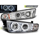Fari MITSUBISHI GALANT 8 (EA0) 96-06 ANGEL EYES CHROME CCFL | race-shop.it