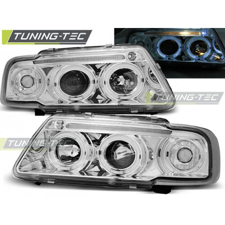 Fari FARI ANGEL EYES CHROME per AUDI A3 8L 08.96-08.00 | race-shop.it
