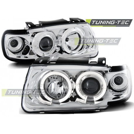 Fari FARI ANGEL EYES CHROME per VW POLO 6N 10.94-09.99 HATCHBACK | race-shop.it