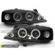 Fari FARI OPEL ASTRA G 09.97-02.04 ANGEL EYES NERO | race-shop.it