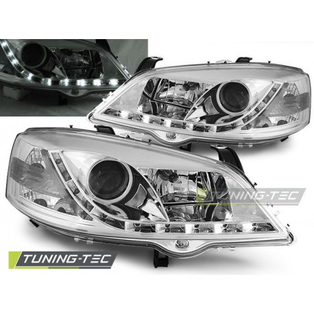 Fari FARI OPEL ASTRA G 09.97-02.04 DAYLIGHT CHROME | race-shop.it