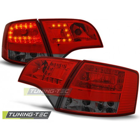 Fari LED FANALI POSTERIORI ROSSO SFUMATO per AUDI A4 B7 11.04-03.08 AVANT | race-shop.it