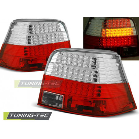 Fari LED FANALI POSTERIORI ROSSO BIANCO per VW GOLF 4 09.97-09.03 | race-shop.it