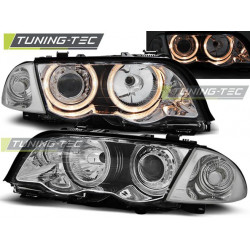 FARI ANGEL EYES CHROME per BMW E46 05.98-08.01 S/T