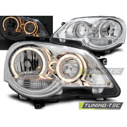 FARI ANGEL EYES CHROME per VW POLO 9N3 04.05-09
