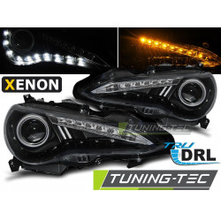 FARI TOYOTA GT86 12-16 NERO TRU DRL