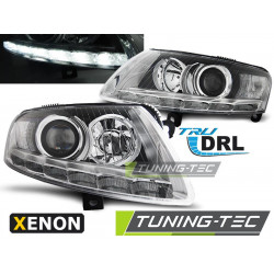 XENON FARI TRUE DRL CHROME per AUDI A6 C6 04.04-08