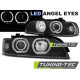 Fari FARI ANGEL EYES LED NERO per BMW E39 09.95-06.03 | race-shop.it