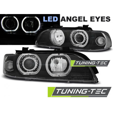 Fari FARI ANGEL EYES LED NERO per BMW E39 09.95-06.03 | race-shop.it