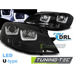 FARI U-LED LIGHT NERO per VW GOLF 7 11.12-17