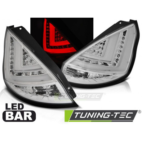 Fari FANALI POSTERIORI A LED FORD FIESTA MK7 12-16 HB CROMO LED BARRA | race-shop.it