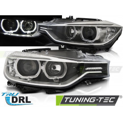 FARI ANGEL EYES LED NERO per BMW F30/F31 10.11 - 05.15