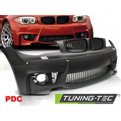 PARAURTI ANTERIORE SPORT COUPE STYLE PDC per BMW E81/82/87/88 04-13
