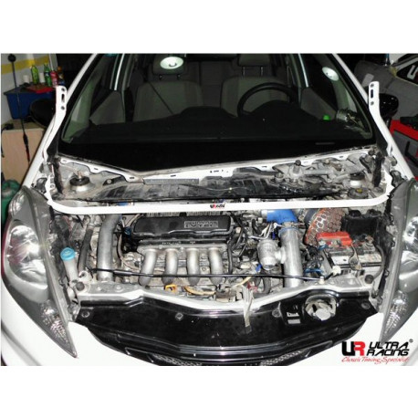Strutbars (montanti) Honda Jazz/Fit 08+ 1.3 UltraRacing Barra anteriore superiore | race-shop.it