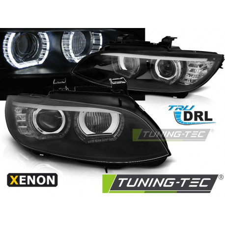 Osvetlenie XENON FARI ANGEL EYES LED NERO per BMW E92/E93 06-10 | race-shop.it