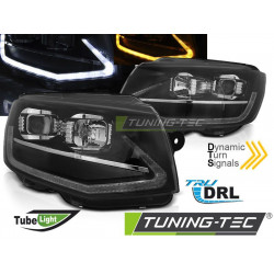 FARI LUCE AL NEON NERO DRL SEQ per VW T6 15-19