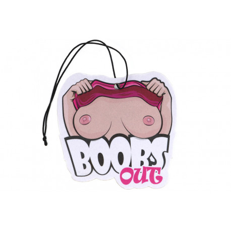 Profumo da appendere Boobs Out Air Freshener | race-shop.it