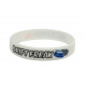 Rubber wrist band Drift Freak / Cone killer braccialetto in silicone (Bianco) | race-shop.it