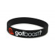 Rubber wrist band Got Boost? braccialetto in silicone (Nero) | race-shop.it
