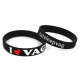Rubber wrist band I Love VAG silicone wristband (Black) | race-shop.it