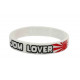 Rubber wrist band JDM Lover silicone wristband (White) | race-shop.it