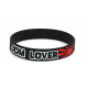 Rubber wrist band JDM Lover silicone wristband (Black) | race-shop.it