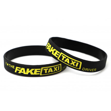 Rubber wrist band Fake Taxi wristband (Black) | race-shop.it
