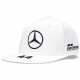 Cappellini Mercedes AMG Petronas F1 Lewis Hamilton 44 flat cap, white | race-shop.it