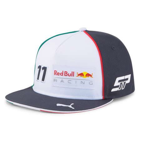 Cappellini Sergio Perez Red Bull Racing flat cap, white | race-shop.it