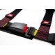 Cinture di sicurezza e accessori Cinture di sicurezza a 4 punti RACES Classic series, 2" (50mm), nero, omologazione E8 | race-shop.it