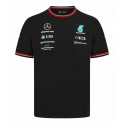 T-shirt MERCEDES AMG PETRONAS F1, nero